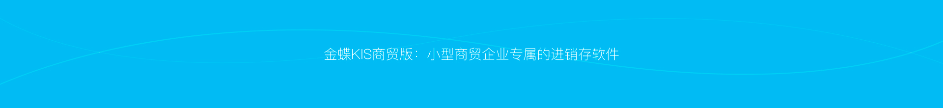 金蝶KIS云商贸版